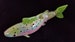 Glass Trout Pipe | Color Changing | Unique Sculpted Glass Art | Immediate Shipping 