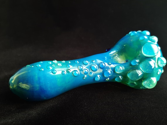 UV Glow Glass Pipe | Color Changing Pipe | Unique Gift | Quick Shipping