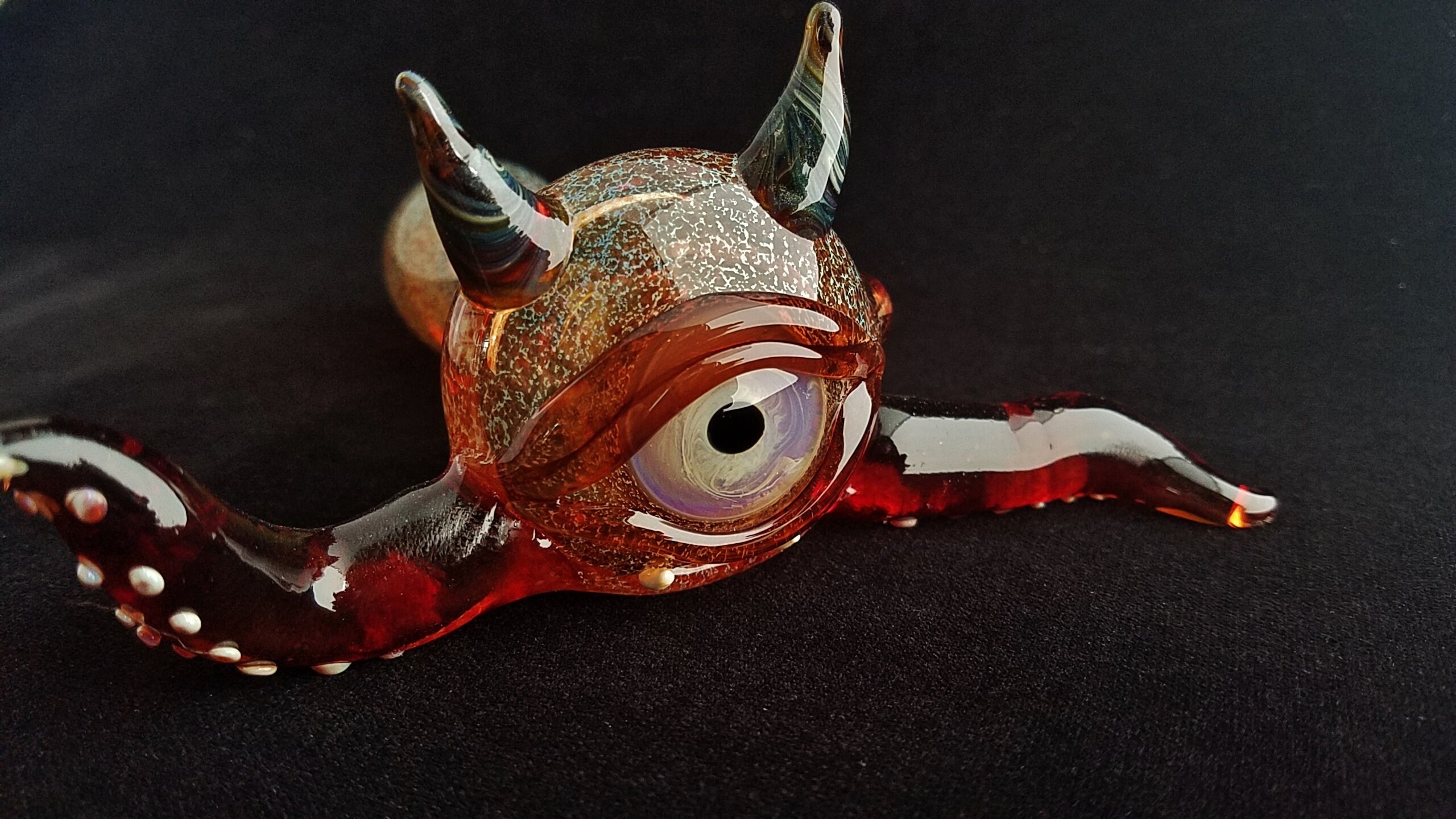 Glass Monster Pipe Color Changing Fast Shipping Unique Glass Art
