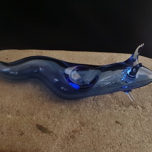 Glass Slug Pipe | Light Cobalt Blue Version | Immediate Shipping