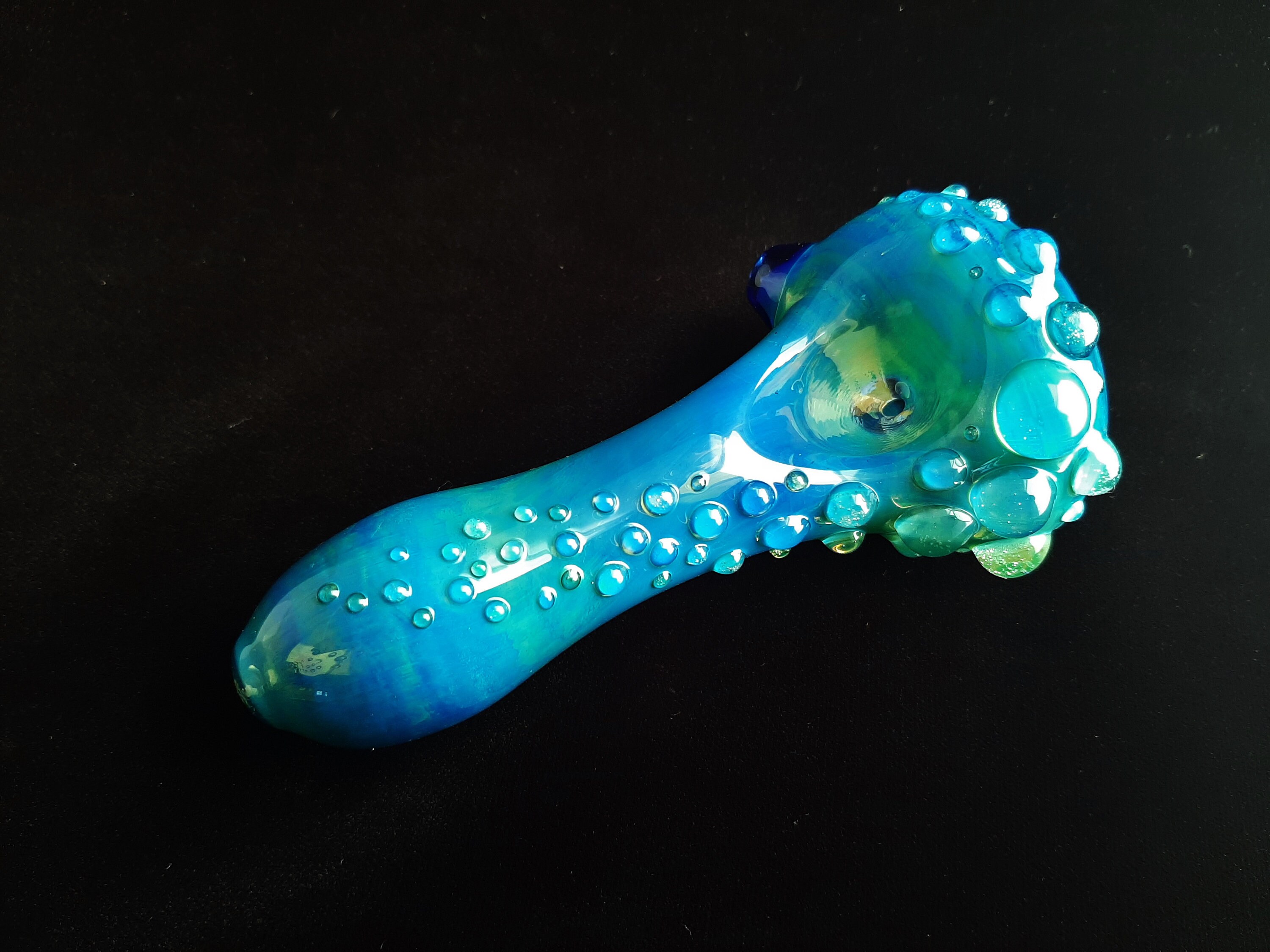 UV Glow Glass Pipe Color Changing Pipe Unique Gift Quick Etsy
