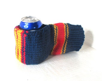 Indiana Fever Beer Can Bottle Holder Basketball Cozies Handknitted Knit