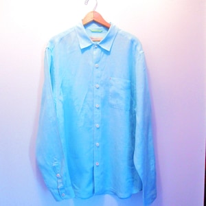 Tommy Bahama Linen Shirt - Etsy