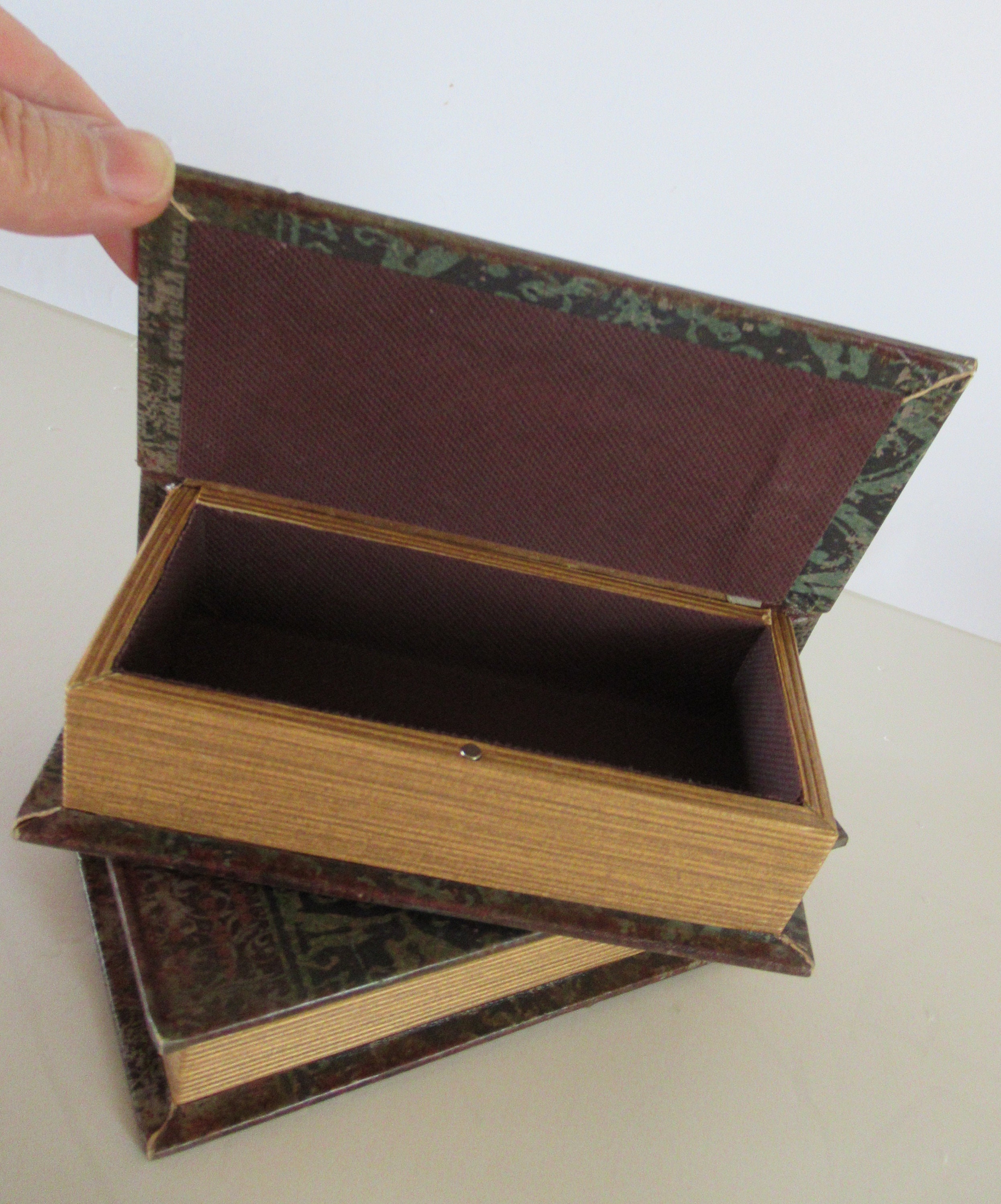 Set of 4 Safe Hollow Books Storage HOME Etsy