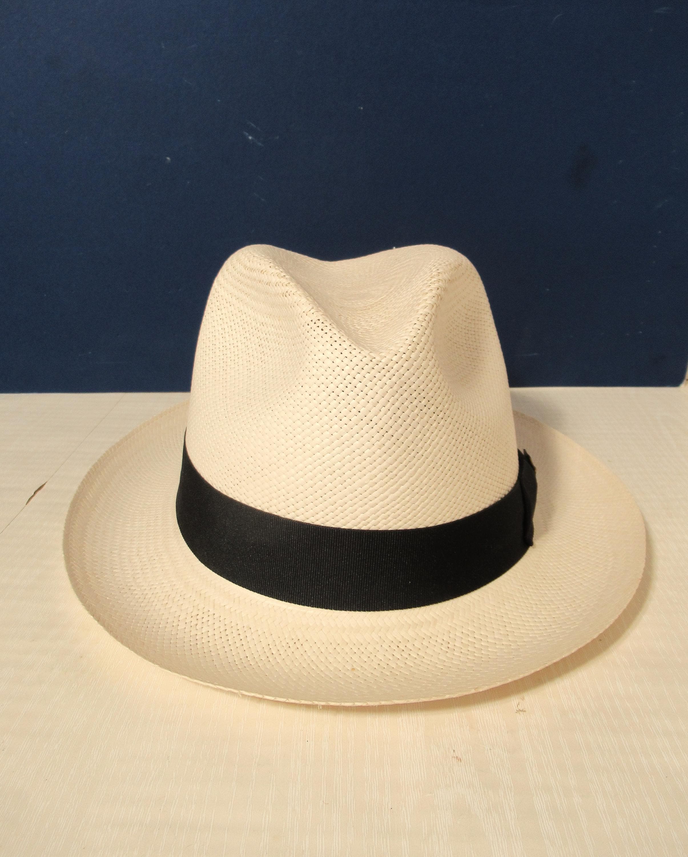 Biltmore Premium Handwoven Panama Hat, Large Biltmore 1917 Wide Brim Straw Fedora – Stark and Legum main image 2