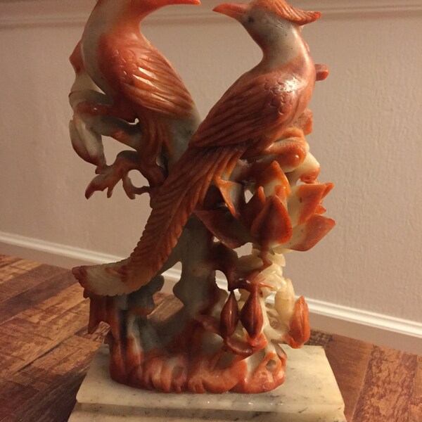 Soapstone Carved Birds