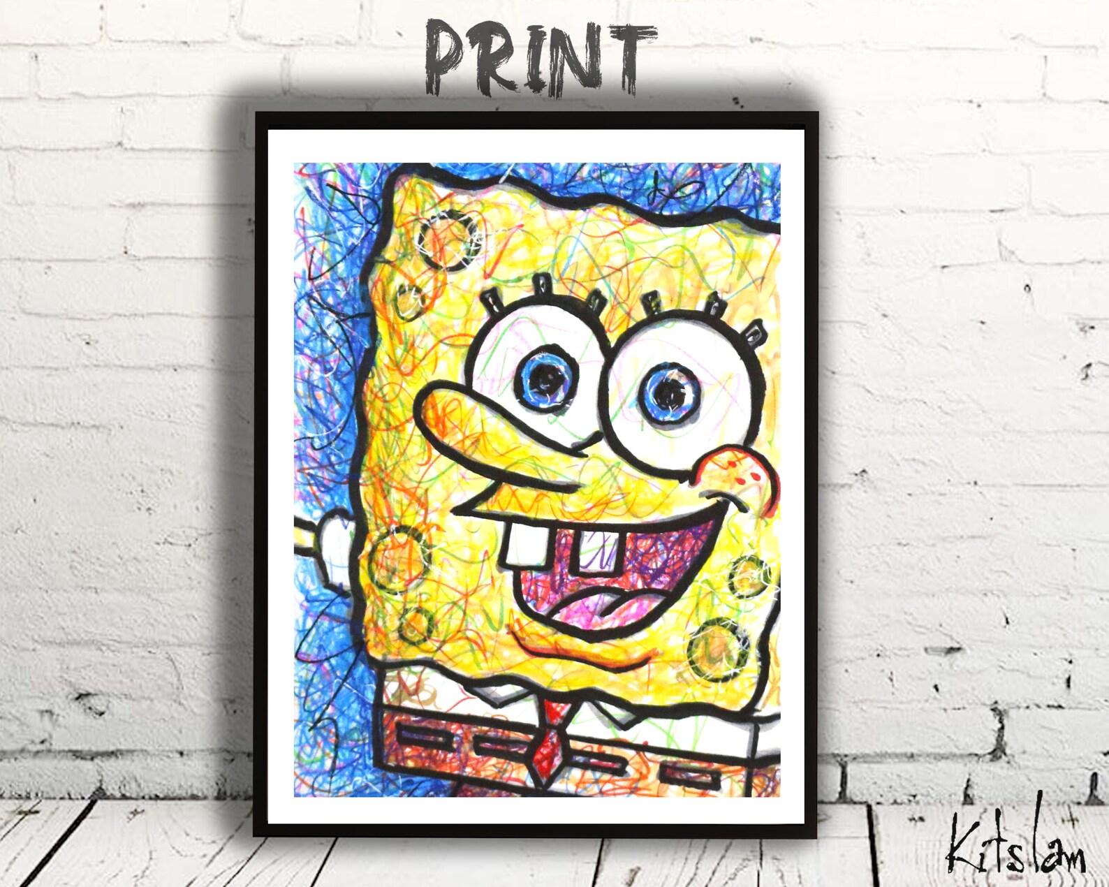 SPONGEBOB 5 PRINTS Spongebob Art Spongebob Prints | Etsy