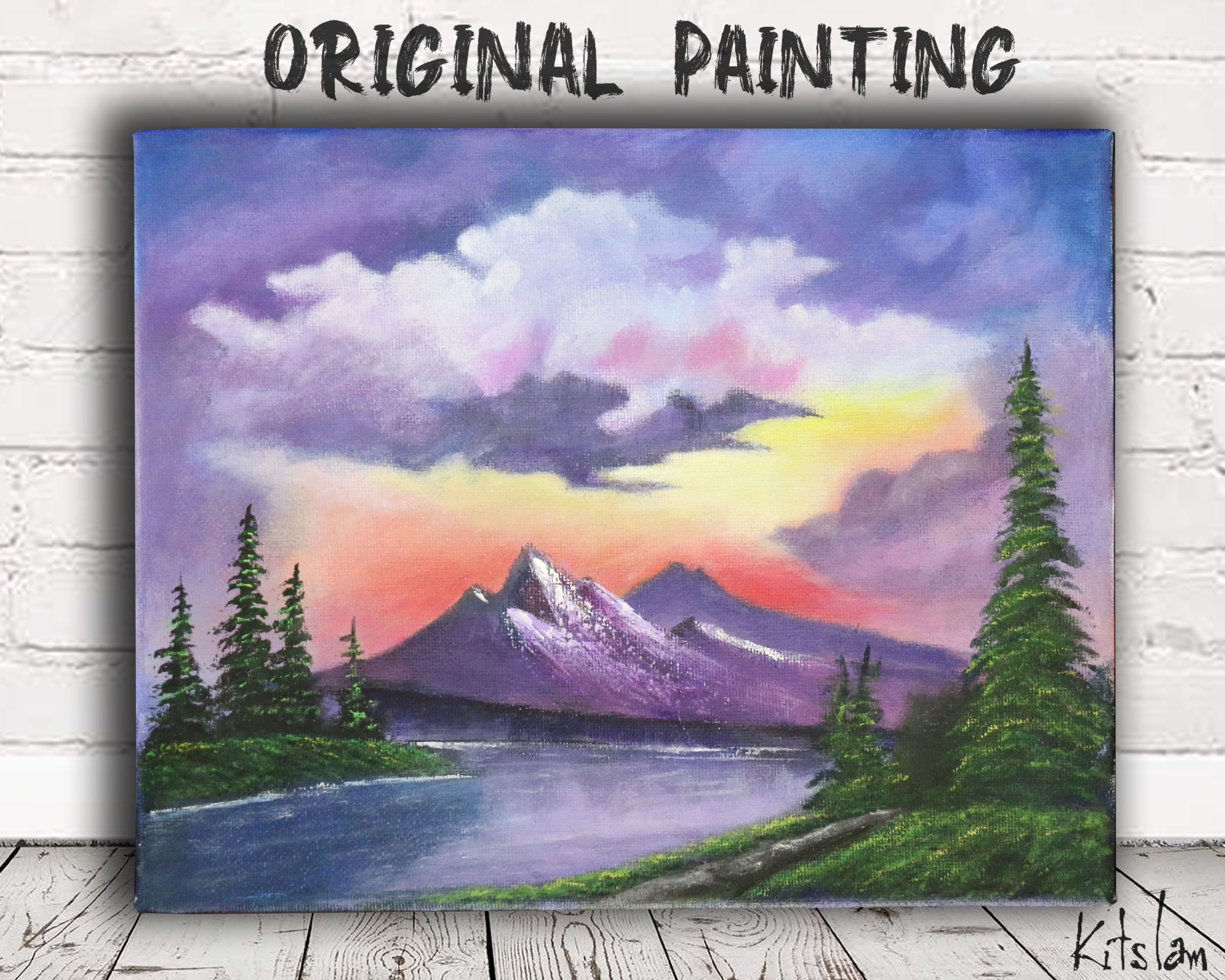 Bob Ross Painting - Sunset Aglow (Season 12 Episode 12)