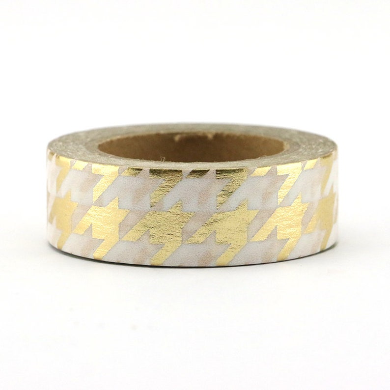 Light Gold Foil Washi Tape Solid Stripes Geometric & Etsy