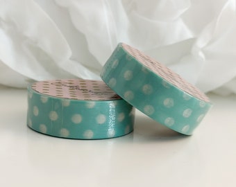 Mint Polka Dot Washi Tape