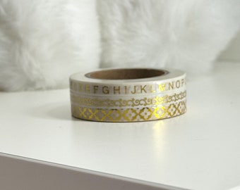 Gold Foil Set of 3 Washi Tape