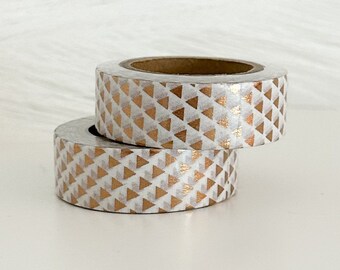 Rose Gold Foil Triangle Washi Tape