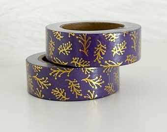 Purple & Gold Washi Tape