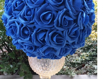 blue centerpiece etsy