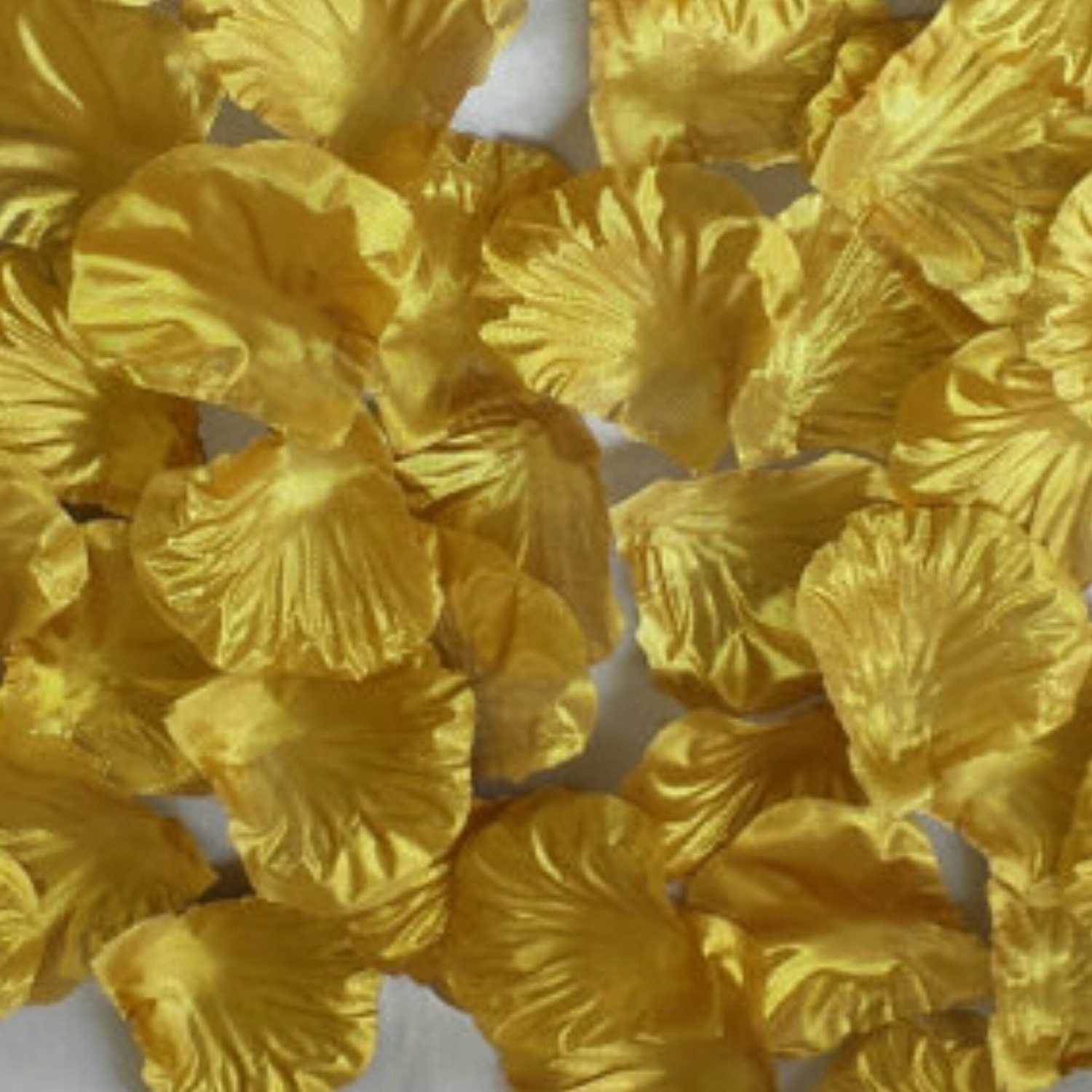 500pcs Gold Petals Gold Rose petals Wedding petals Atificial Etsy