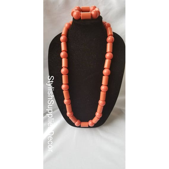 African Beads African Wedding Beads Necklace Nigerian Wedding Etsy