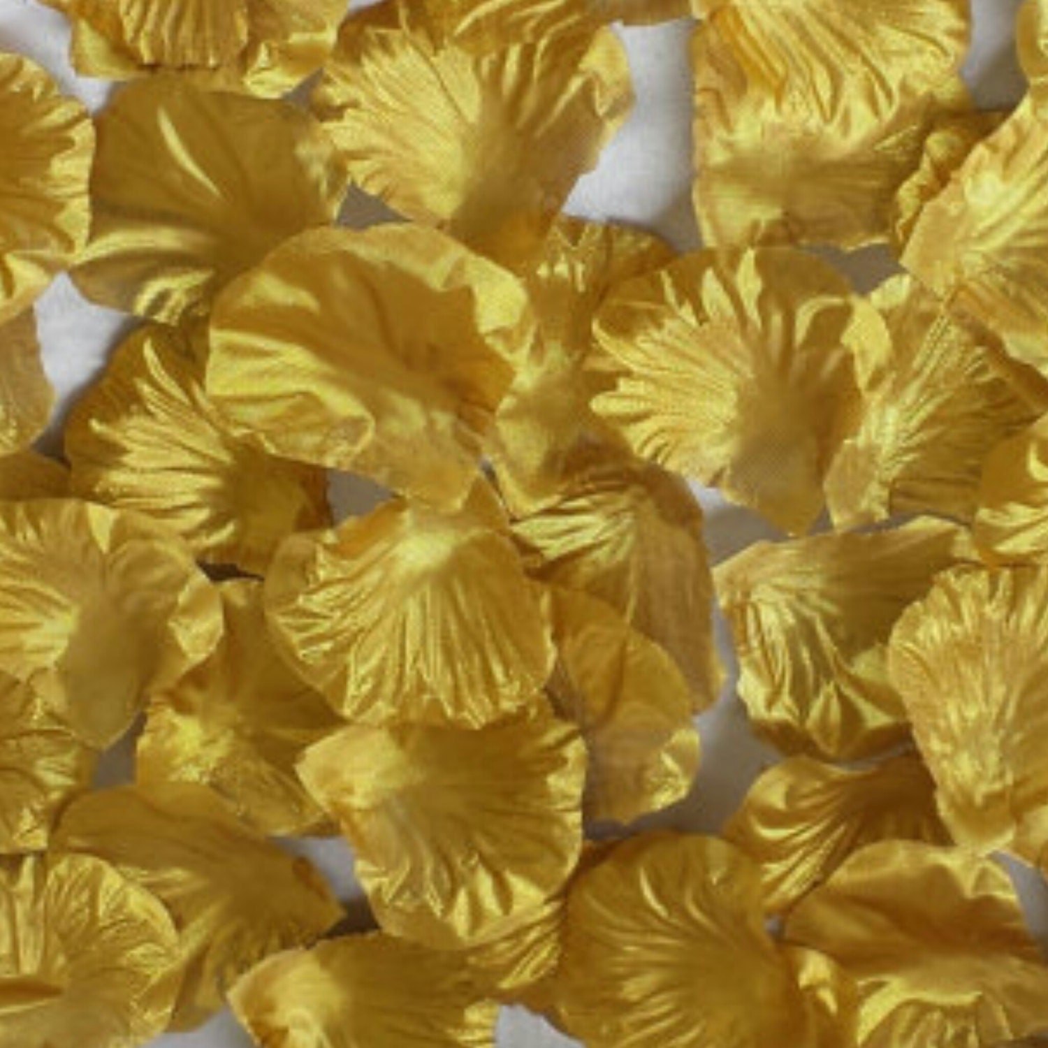 500pcs Gold Petals Gold Rose petals Wedding petals Atificial Etsy