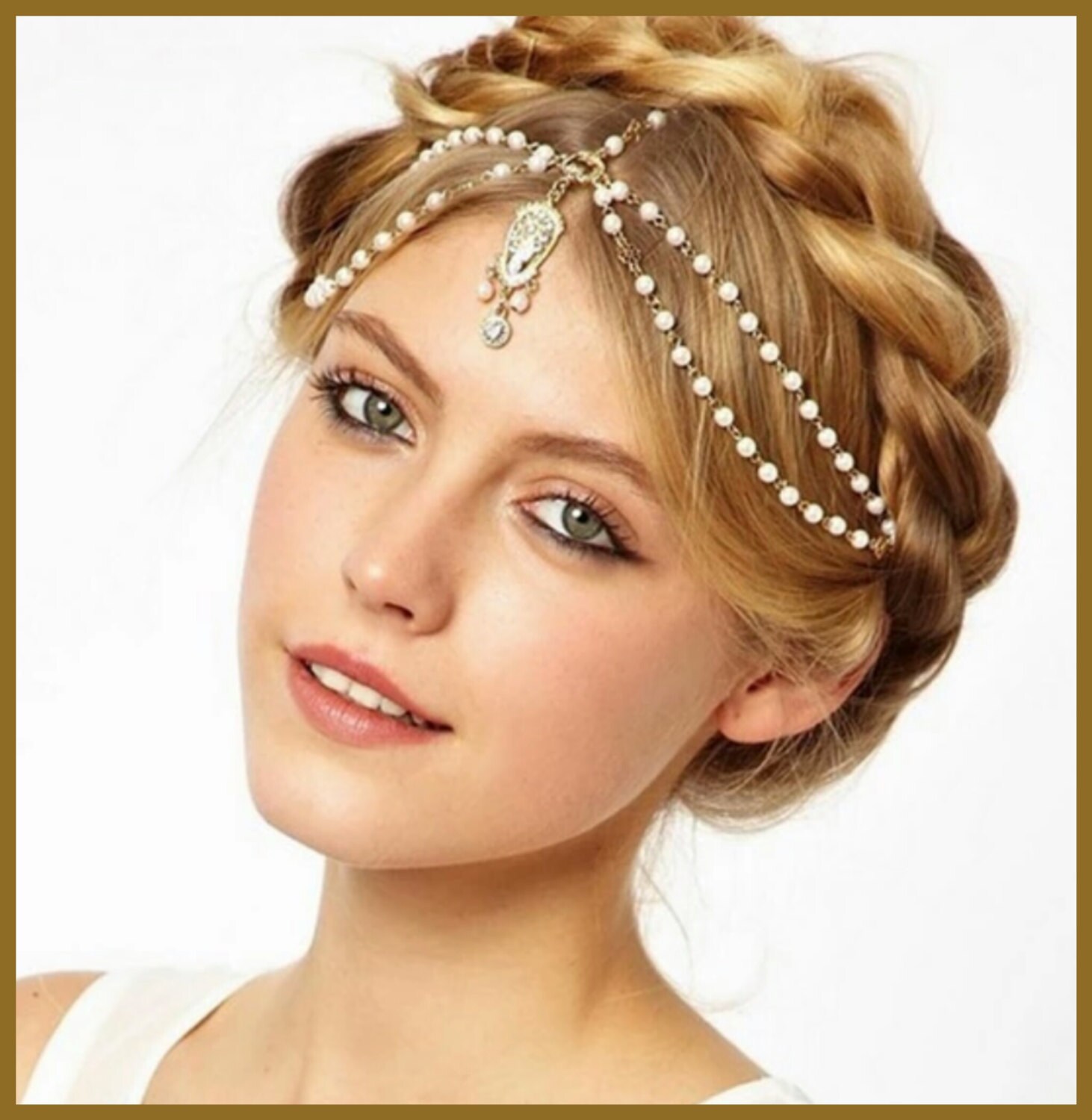 Hair Chain Hair Jewelry Hairband Hairwear Wedding Jewelry Etsy