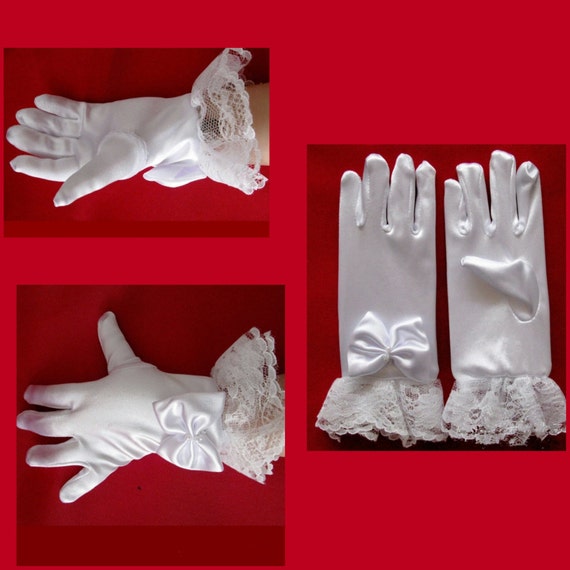 childrens wedding gloves