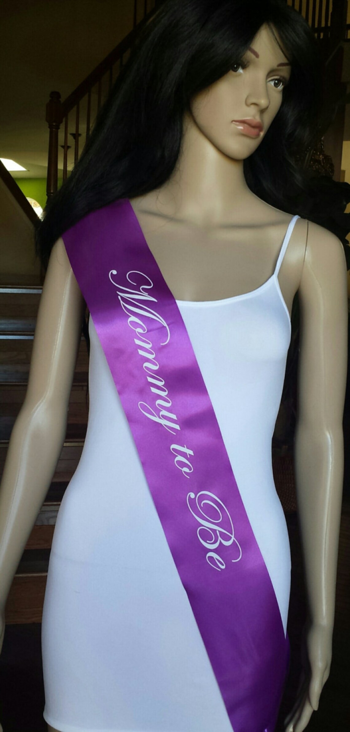 Purple Mommy to Be Sash Blue Baby Shower Sash Hot Pink Baby Etsy