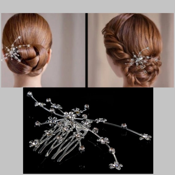 Bridal Hair Comb Bridal Hair Pins Wedding Hairpins Wedding Etsy