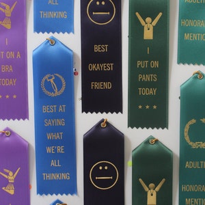 Adulting Honorable Mention Adult Award Ribbons / Funny | Etsy
