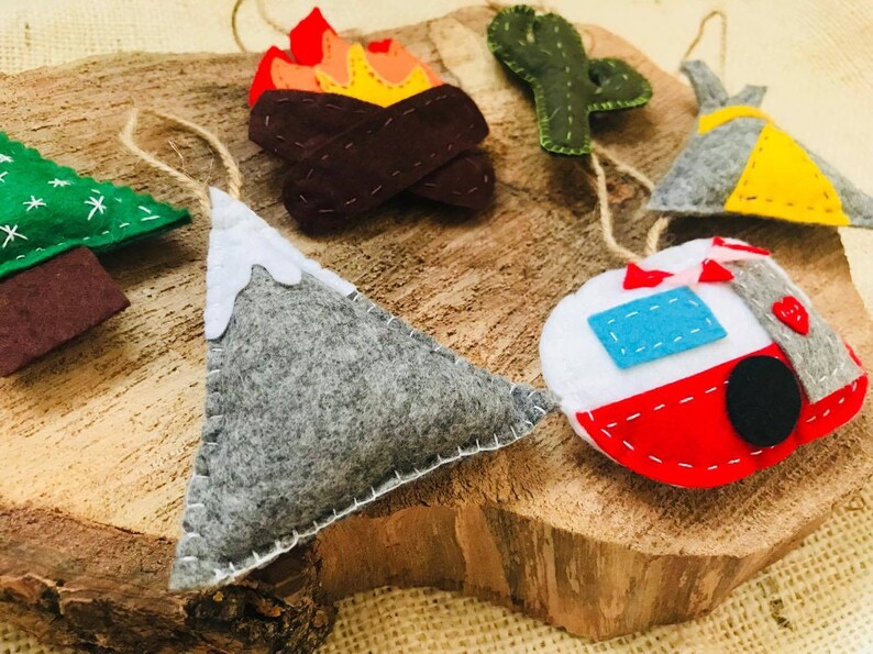 felt ornaments,felt christmas tree ornaments,kid's christmas tree,christmas decor,christmas activity,natural toys,felt tree image 8