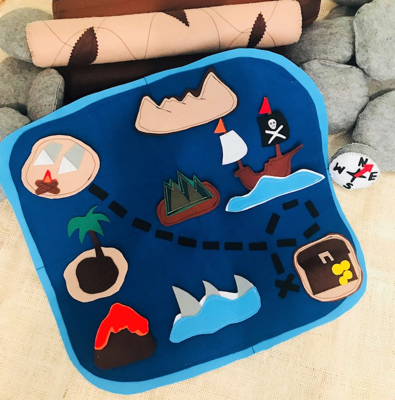 Felt Campfire SET Felt Toys Camping Decor Kids Playroom Decor Felt Pretend Play Camping Gifts for Kids image 6