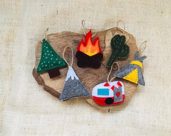 Felt Christmas Ornaments SET OF 24,Felt Advent Calendar Ornaments,Felt Ornaments,Felt Tree Ornaments,Tree Ornaments,Kids Advent Calendar