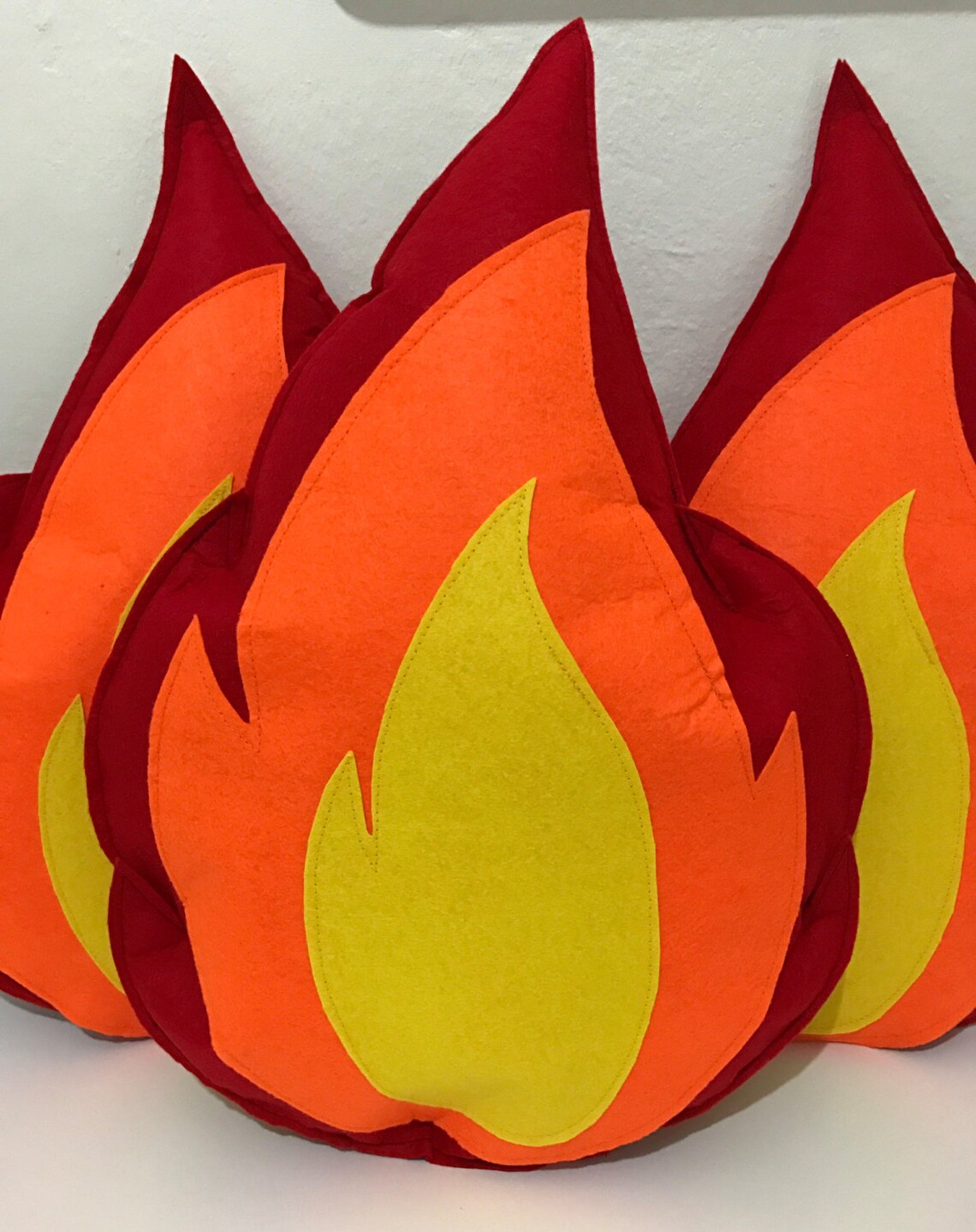 Campfire Pillowflame Pillowcampfire Pillownatural Etsy