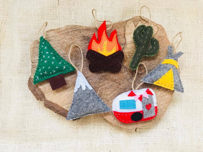 felt ornaments,felt christmas tree ornaments,kid's christmas tree,christmas decor,christmas activity,natural toys,felt tree image 7