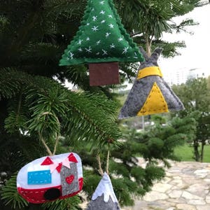 felt ornaments,felt christmas tree ornaments,kid's christmas tree,christmas decor,christmas activity,natural toys,felt tree image 5