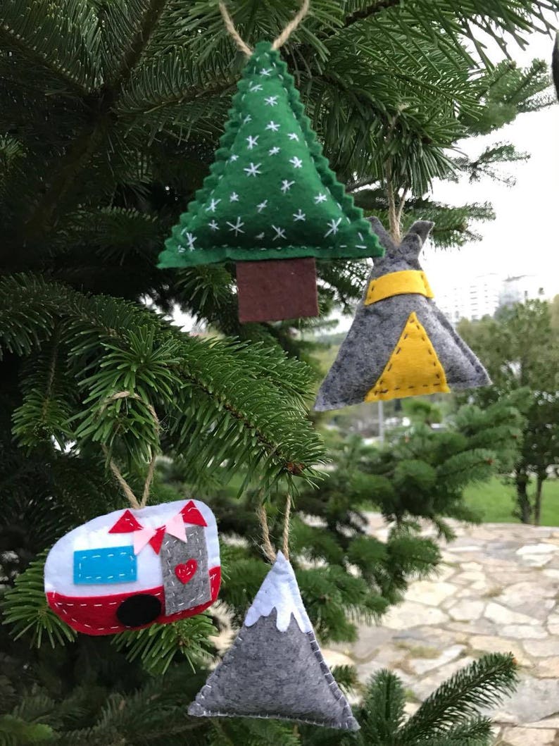 felt ornaments,felt christmas tree ornaments,kid's christmas tree,christmas decor,christmas activity,natural toys,felt tree image 5