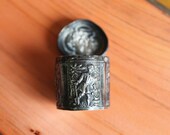 Antique Silver Pill snuff Box