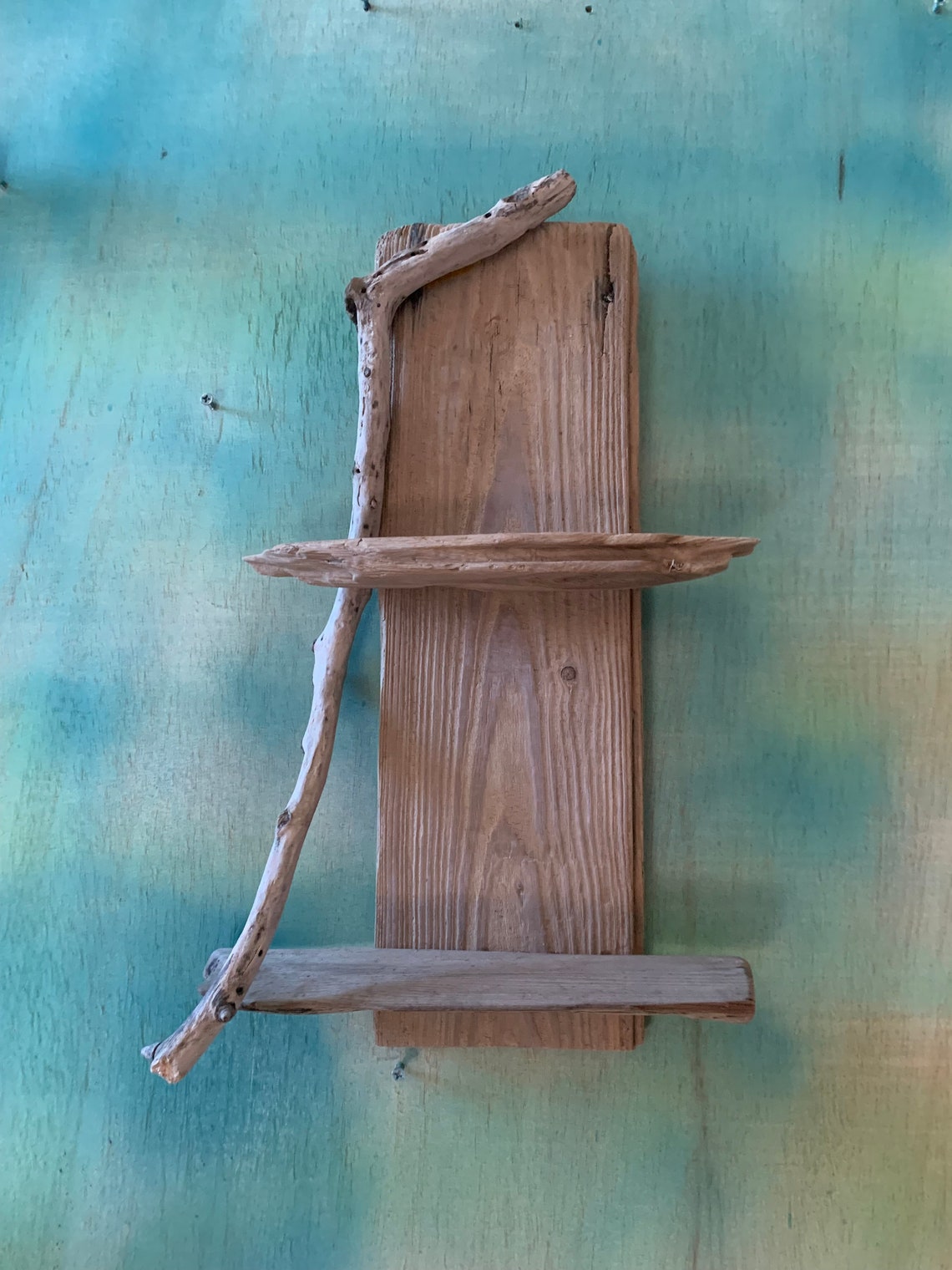 Driftwood shelf Etsy