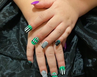 Kids Custom Order Press on Nails | Birthday Nails | Custom Nails | Girls Nails | Child Nails