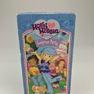 Holly Hobbie & Friends Surprise Party Volume 1 VHS Movies Retro Video Tape 1990s Party Photo Booth Prop
