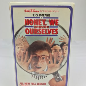Honing, we gekrompen onszelf VHS tape Walt Disney Home Video Vintage jaren 1990 films 90s honing We Shrunk de kinderen vervolg Rick Moranis