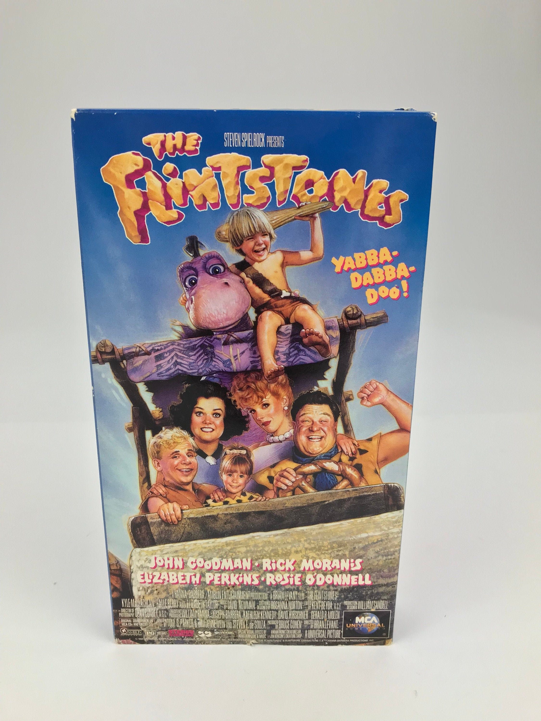 The Flinstones Movie 1994 VHS Tape Steven Spielrock Film MCA
