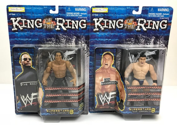 WWF//WWE Mattel Retro King Of The Ring Custom Ring Stickers//Decals