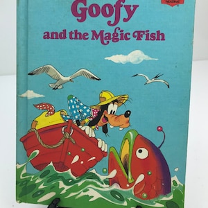Walt Disney&#39;s Goofy and the Magic Fish Children&#39;s Book 1979 Random House