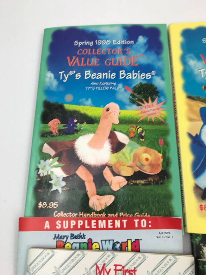 Vintage Lot of Ty Beanie Babies Price Guides 1999 1990s Etsy