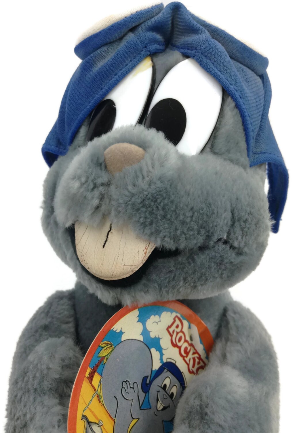 Vintage Plush Rocky the Flying Squirrel Stuffed Animal from Etsy