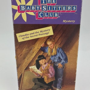 The Baby-Sitters Club Mystery Movie 1993 Babysitters Club VHS Movies Retro Video Tape Ann M Martin 1990s Party Photo Booth Prop
