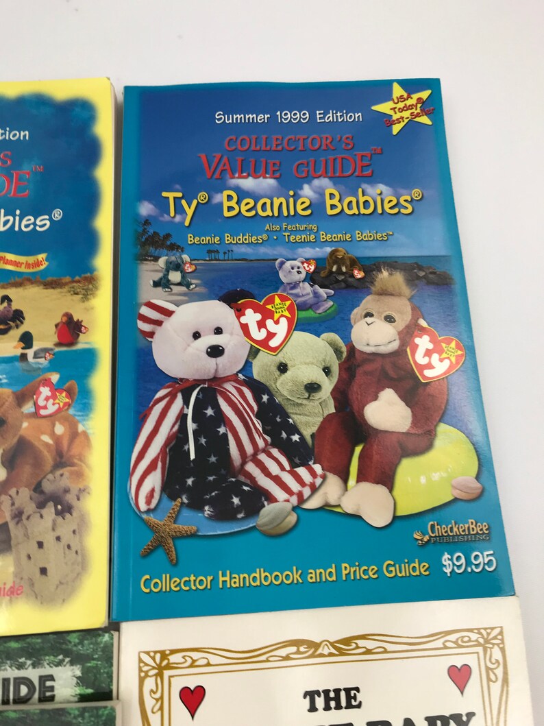 Vintage Lot of Ty Beanie Babies Price Guides 1999 1990s Etsy