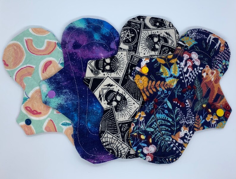 Cotton ecofriendly reusable menstrual and incontinence pads Etsy