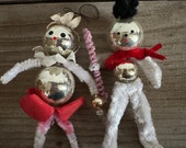 Cherish Tradition, Handcrafted His & Hers Vintage Christmas Decorations from the Hungarian homestead, scratch made rare and collectible