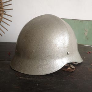 FIREMAN vintage Hungarian Fire Department Helmet, Leather Firemans Helmet, Firefighter Gift, Firefighter Decor, Old Vintage Hat