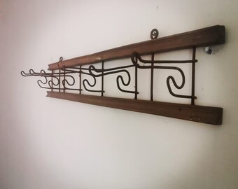Coat Hook Unique Eye-Catching Rustic Shabby Coat Hooks And Hat Hanger, 6 Hooks