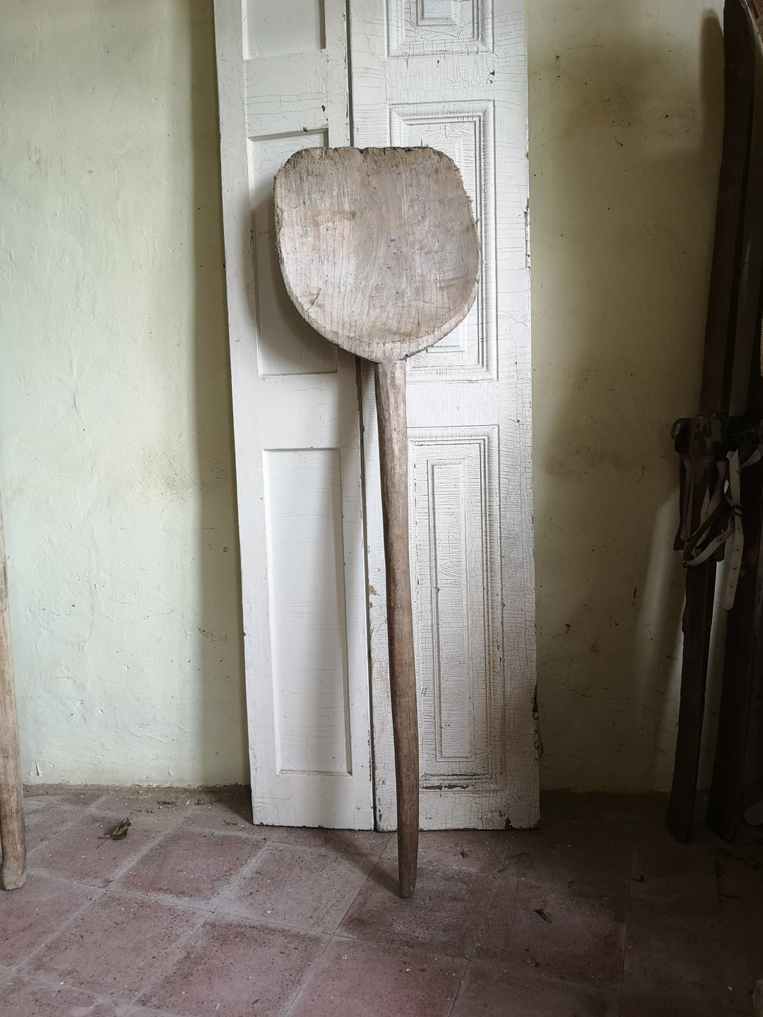 DOUGH PADDLE Large Spade, Baking Flour Spoon Primitive ANTIQUE Vintage